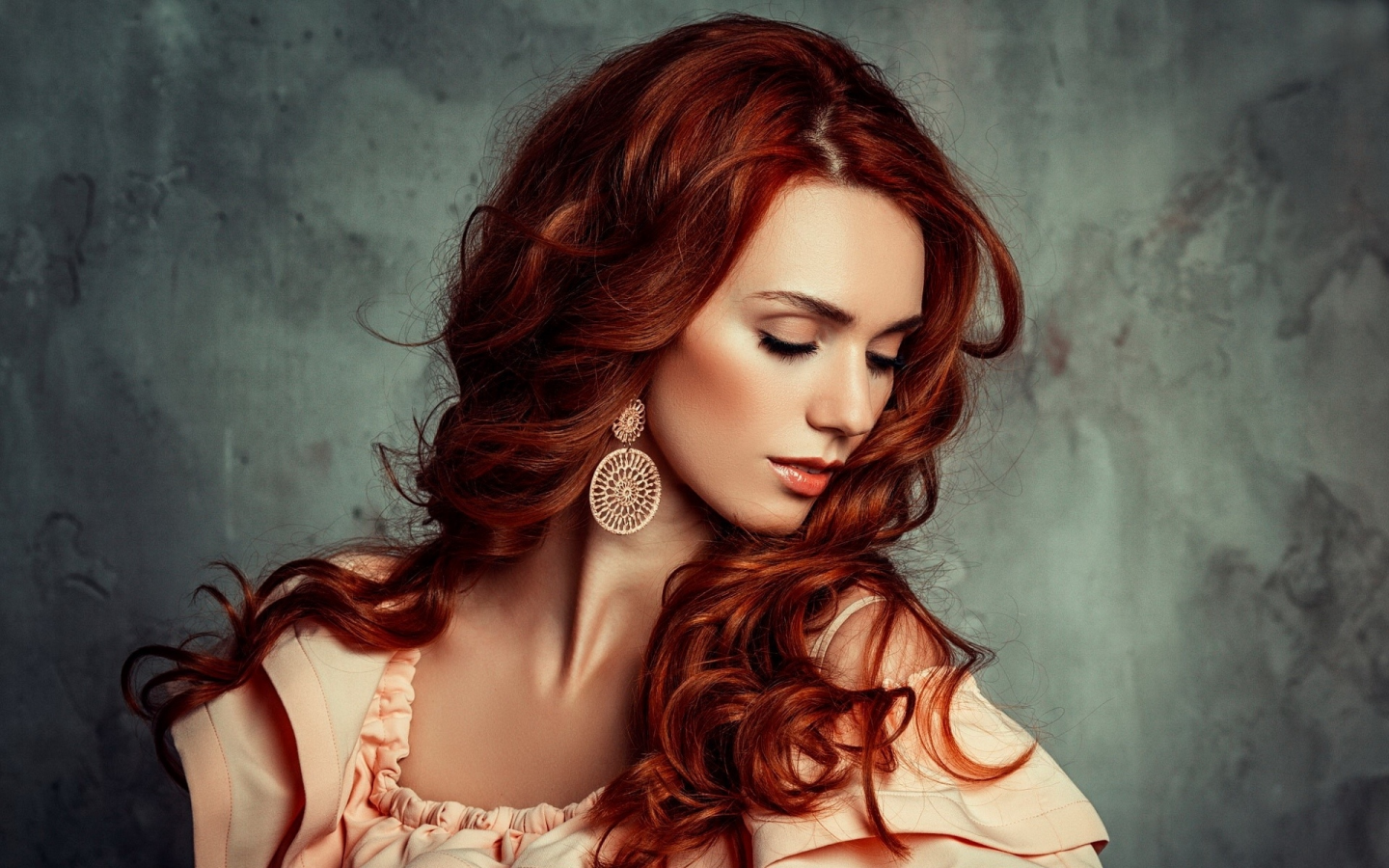 girl, beautiful, redhead