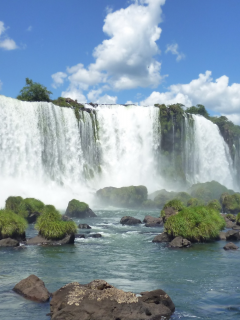 nature, forest, mountains, waterfall, brazil