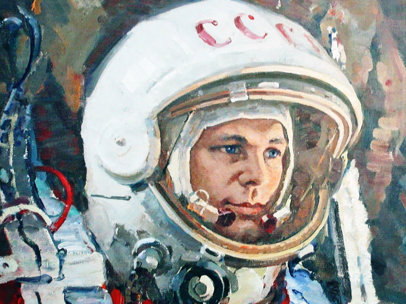 man, cosmonaut, yuri gagarin, spacesuit, ussr