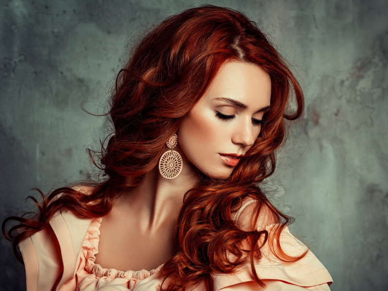 girl, beautiful, redhead