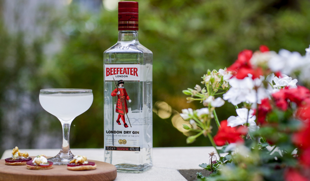 alcohol, bottle, gin, beefeater