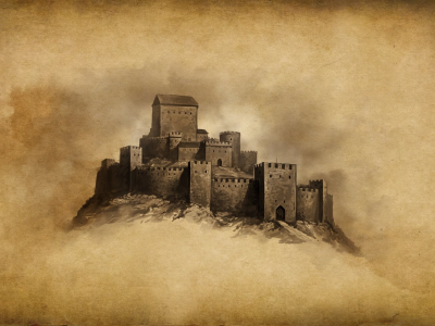 drawn, wallpapers, castle, pencil