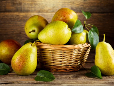 food, pear, pears, basket