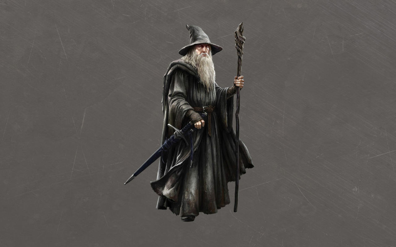 sword, artwork, the lord of the rings, wizard, gandalf