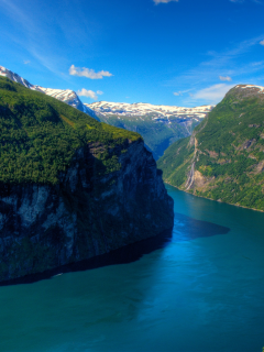 geirangerfjord, forest, geiranger, fjord, norway, mountains