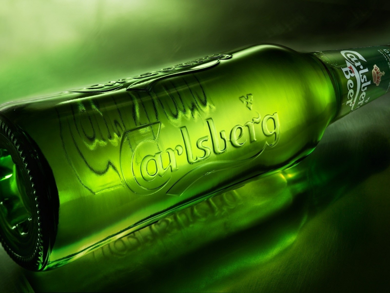 beer, bottle, carlsberg