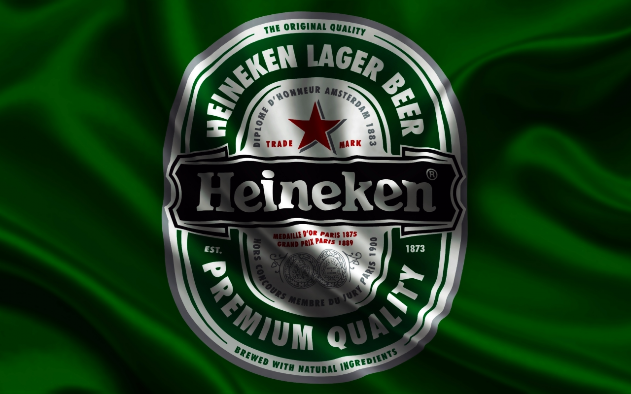 logo, green, drink, flag, beer, heineken