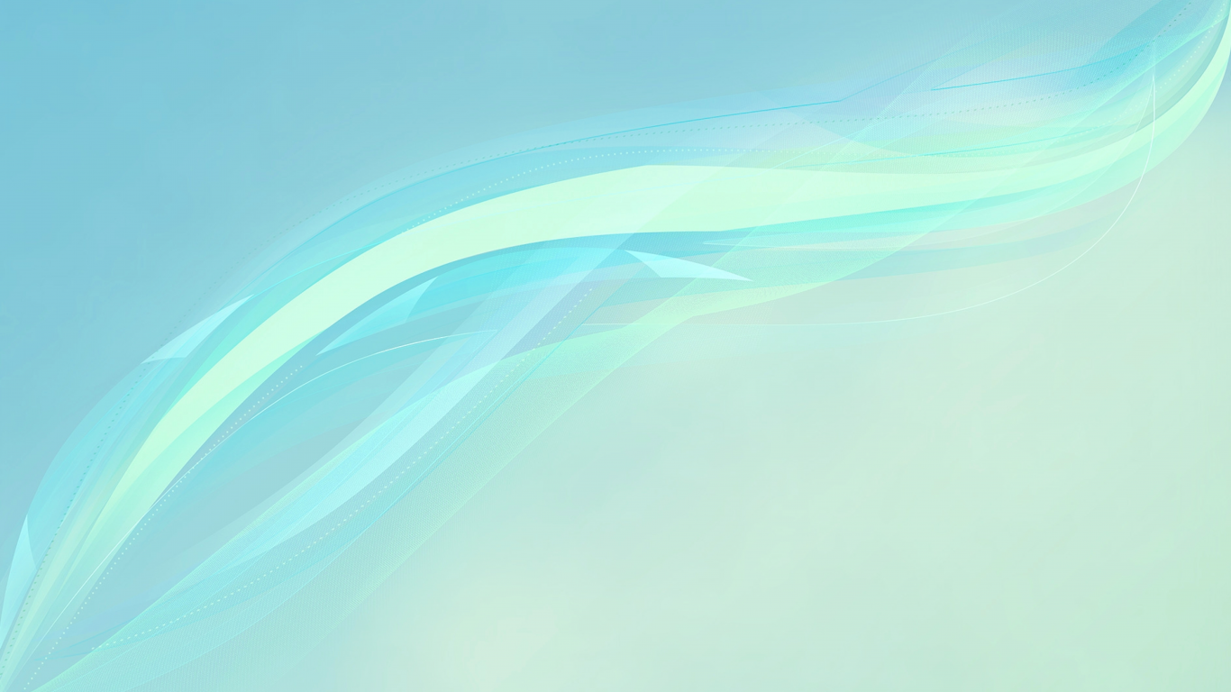 Abstract wave of delicate blue color