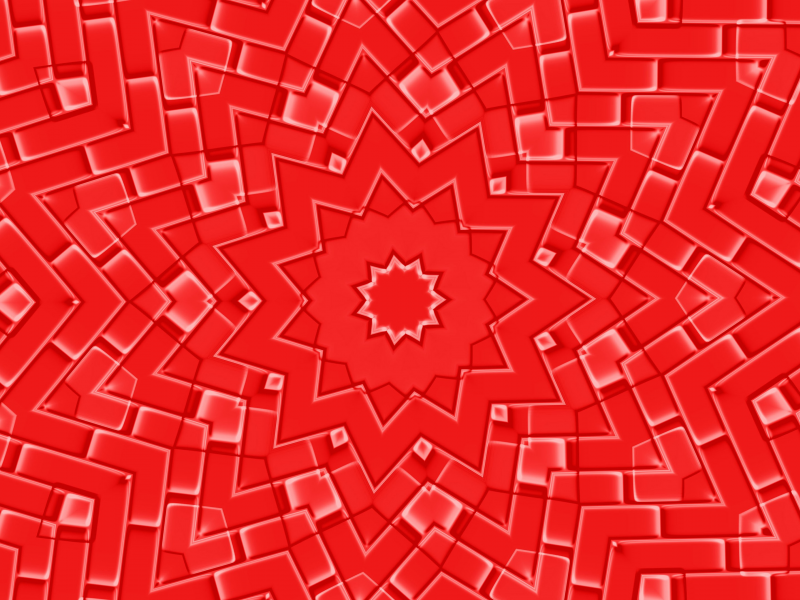 Abstract illustration with red stars