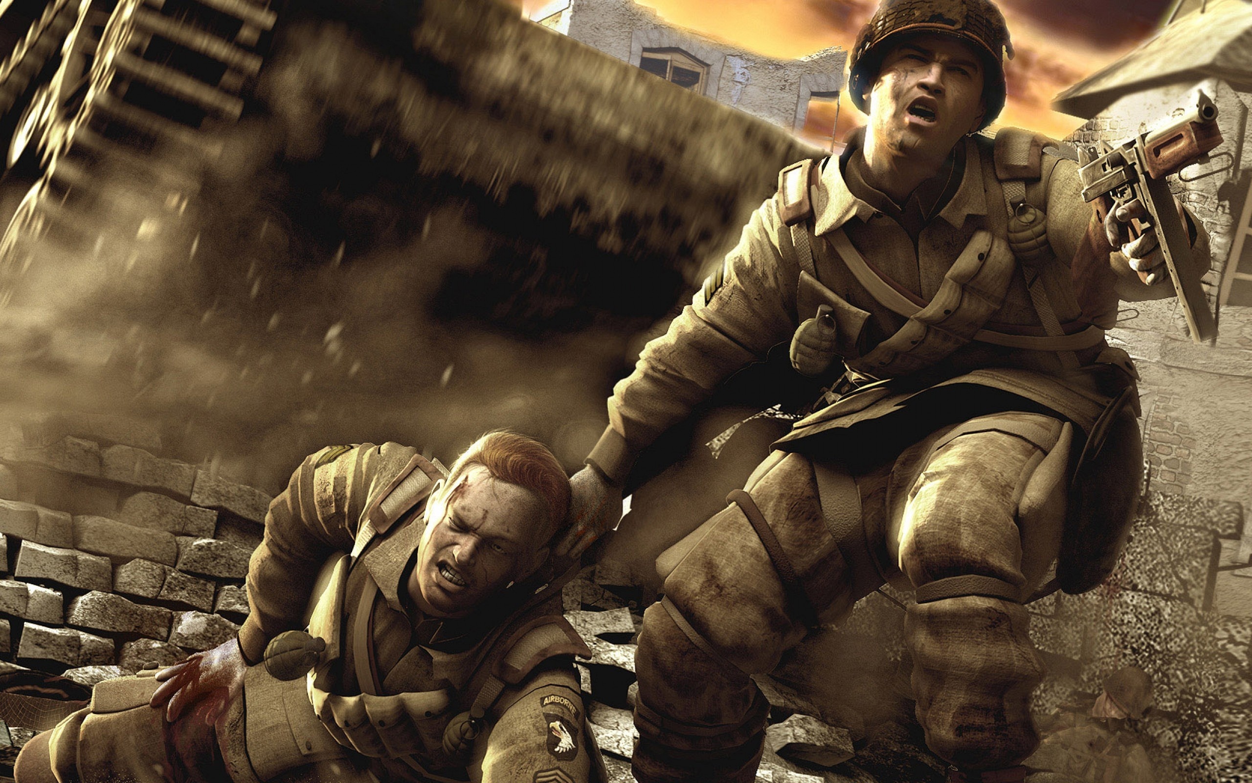 Брату новая игра. Call of Duty 1. Brothers in Arms: Hell’s Highway.