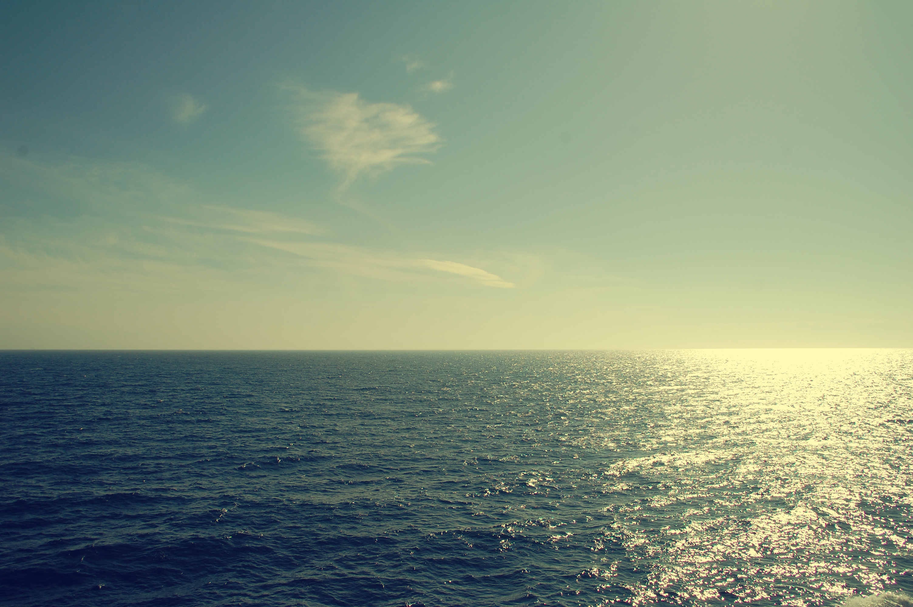 Безграничный океан. Море Горизонт. Океан. Спокойное море. Тихое море.