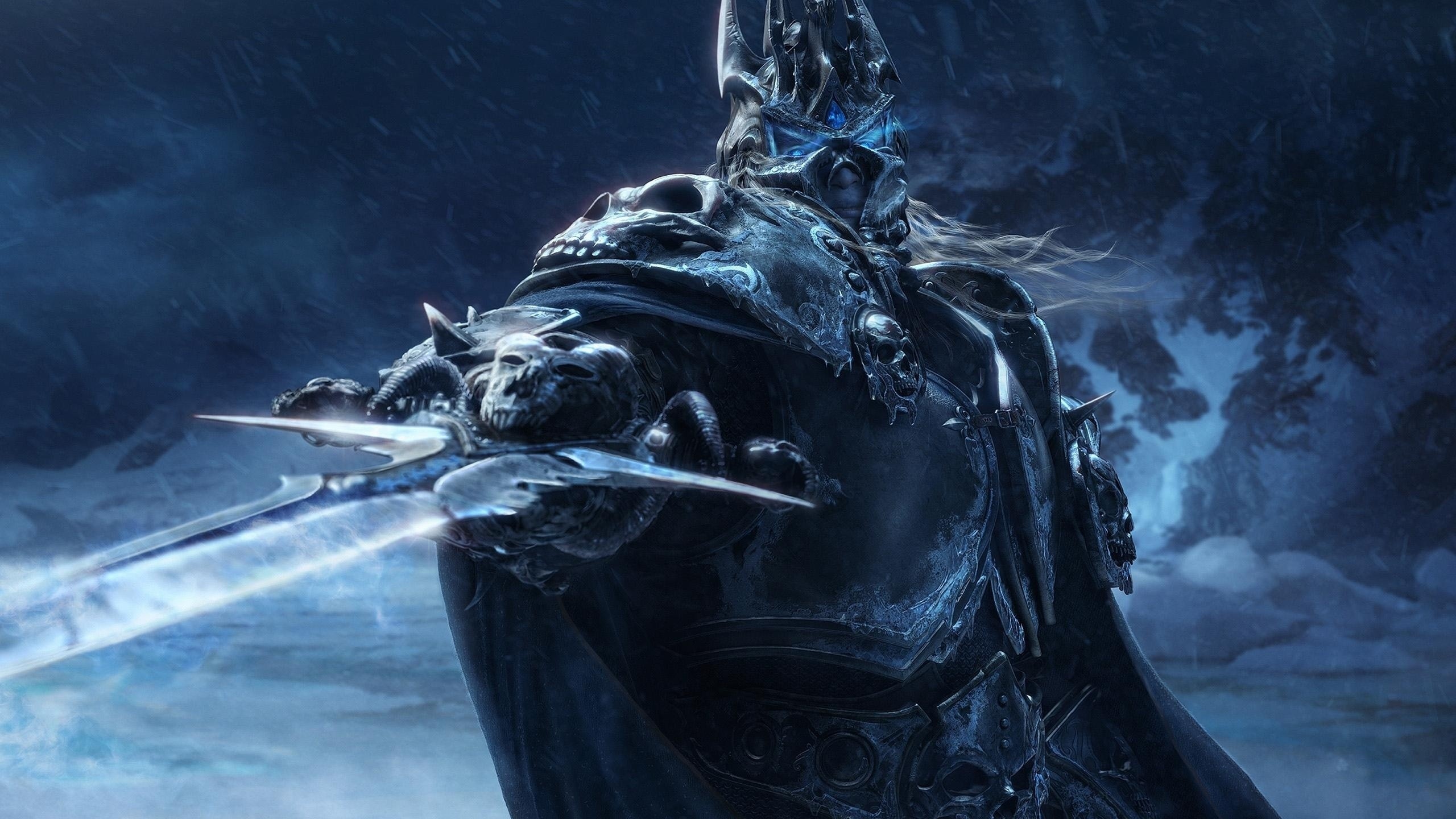 Обои World of Warcraft, Lich King, Arthas, Артас, Мир Warcraft, frostmourne...