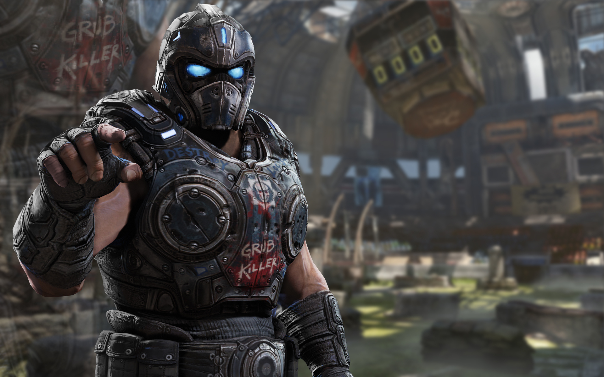 Классные Обои gears of war 3, epic games, xbox 360, microsoft, shooter на рабочий стол хайрез