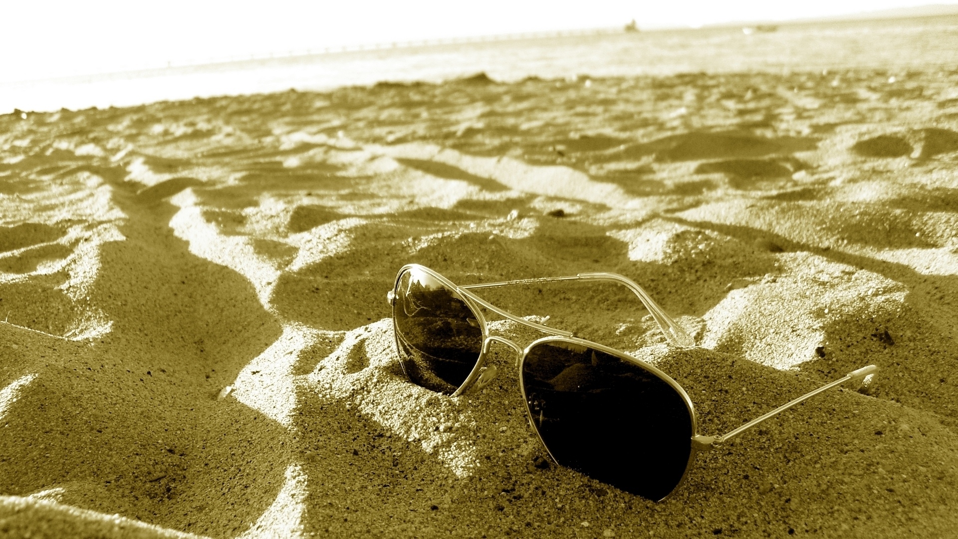Пляж песок очки