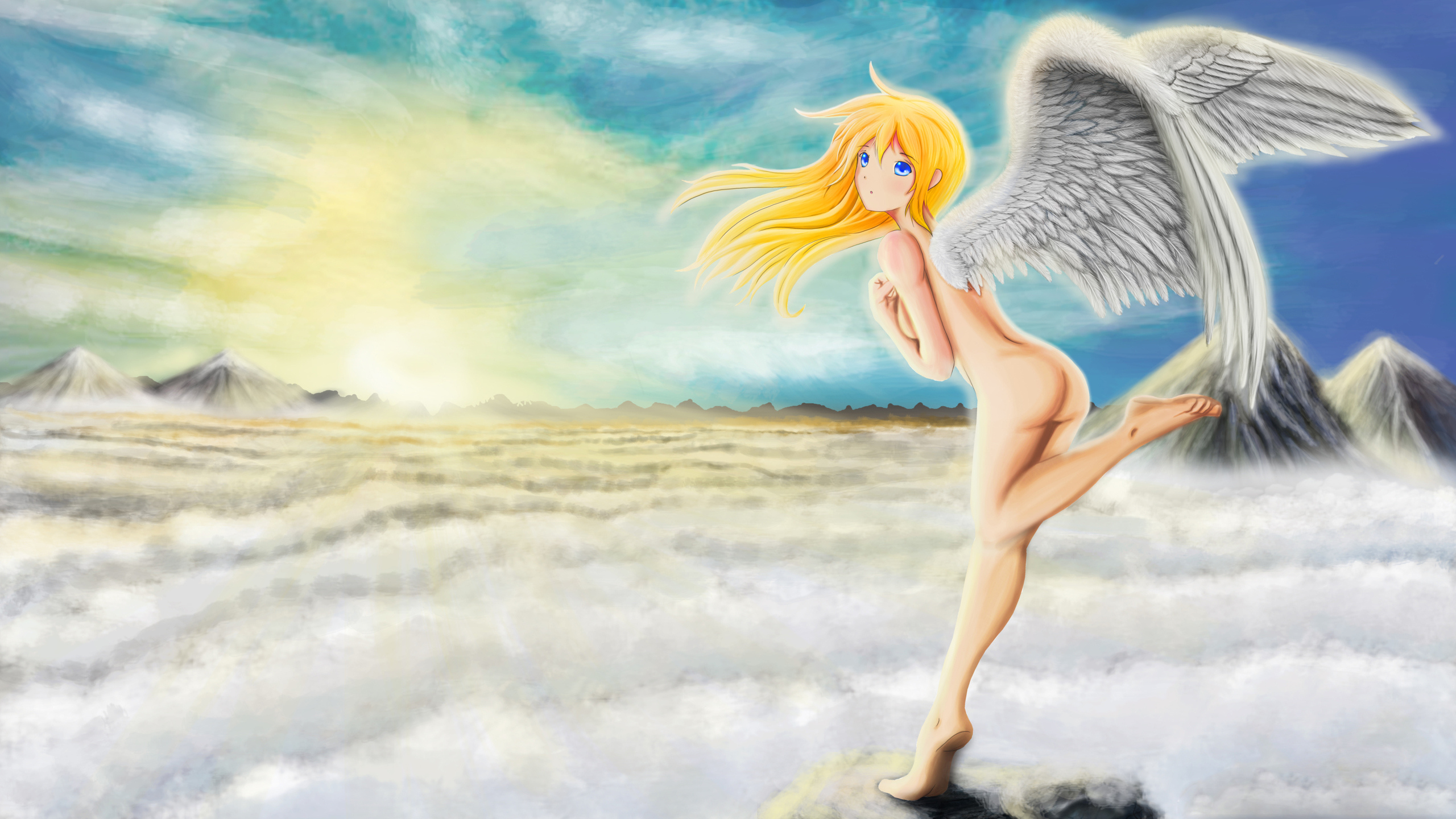 ангел голая рисунок фото 104