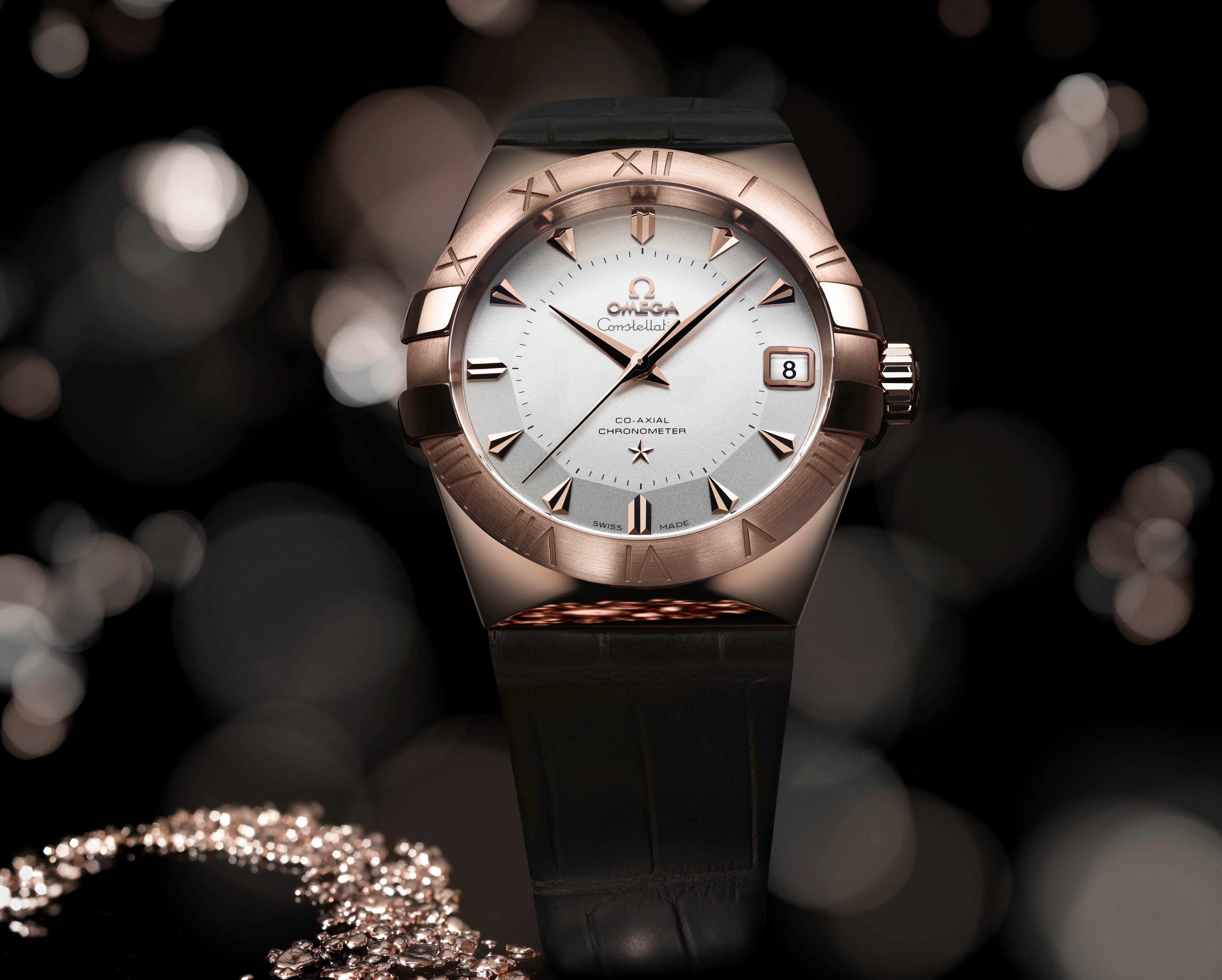 Реклама наручных часов. Обои Omega Constellation. Швейцарские часы. Красивые часы. Наручные часы реклама.