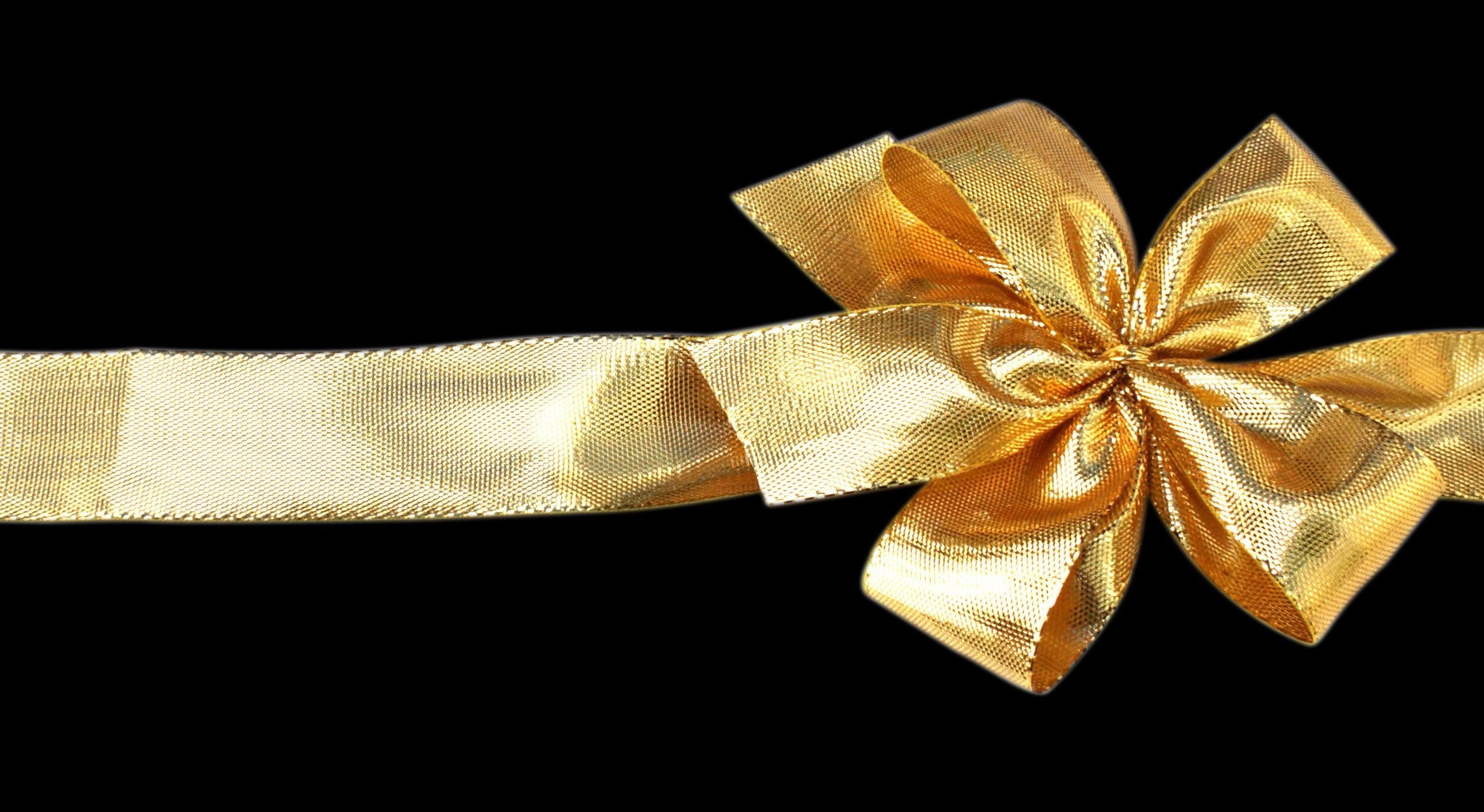 Обои черный фон, бантик, christmas, праздник на рабочий стол
