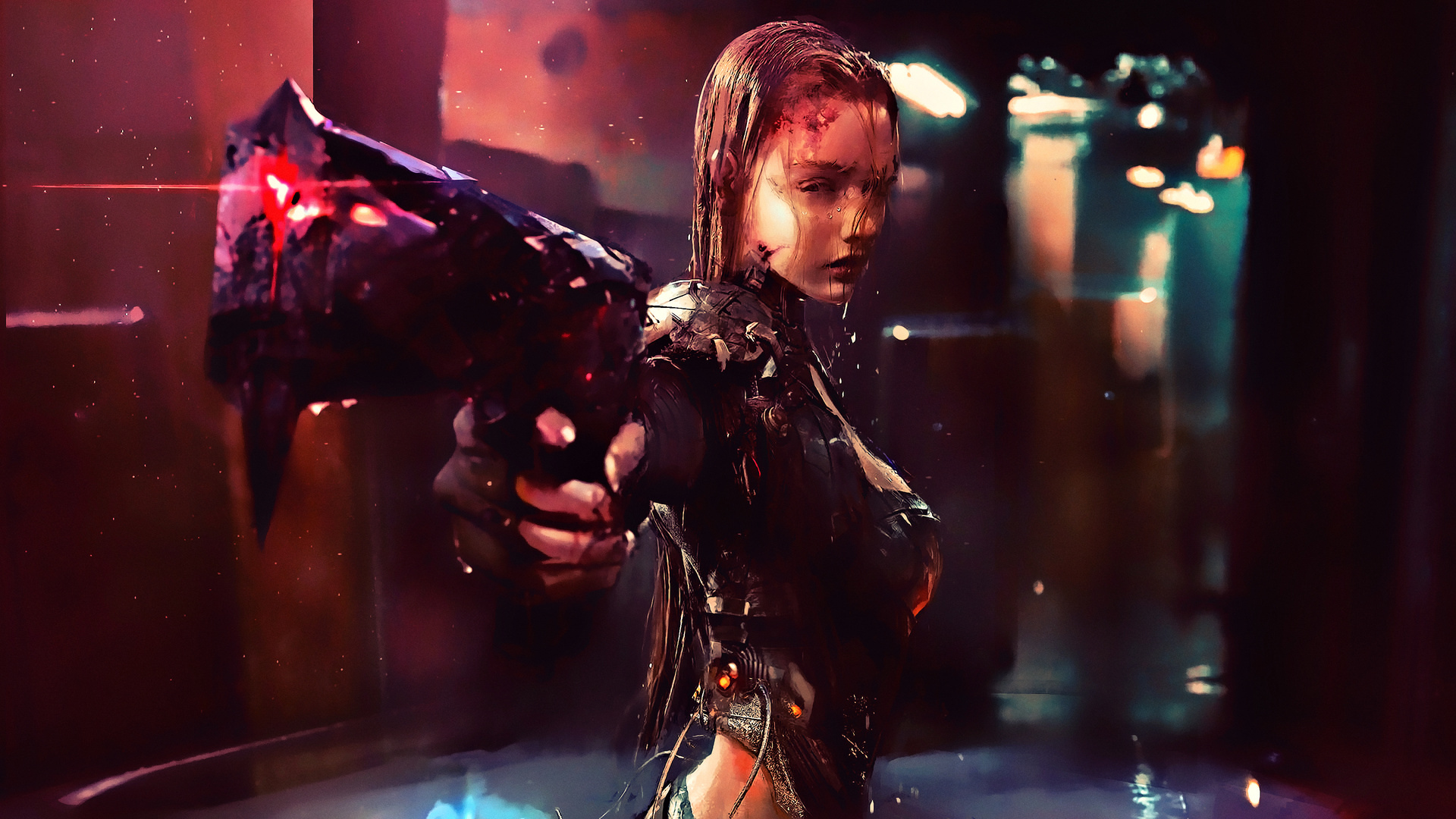 Cyberpunk 4k girl фото 18