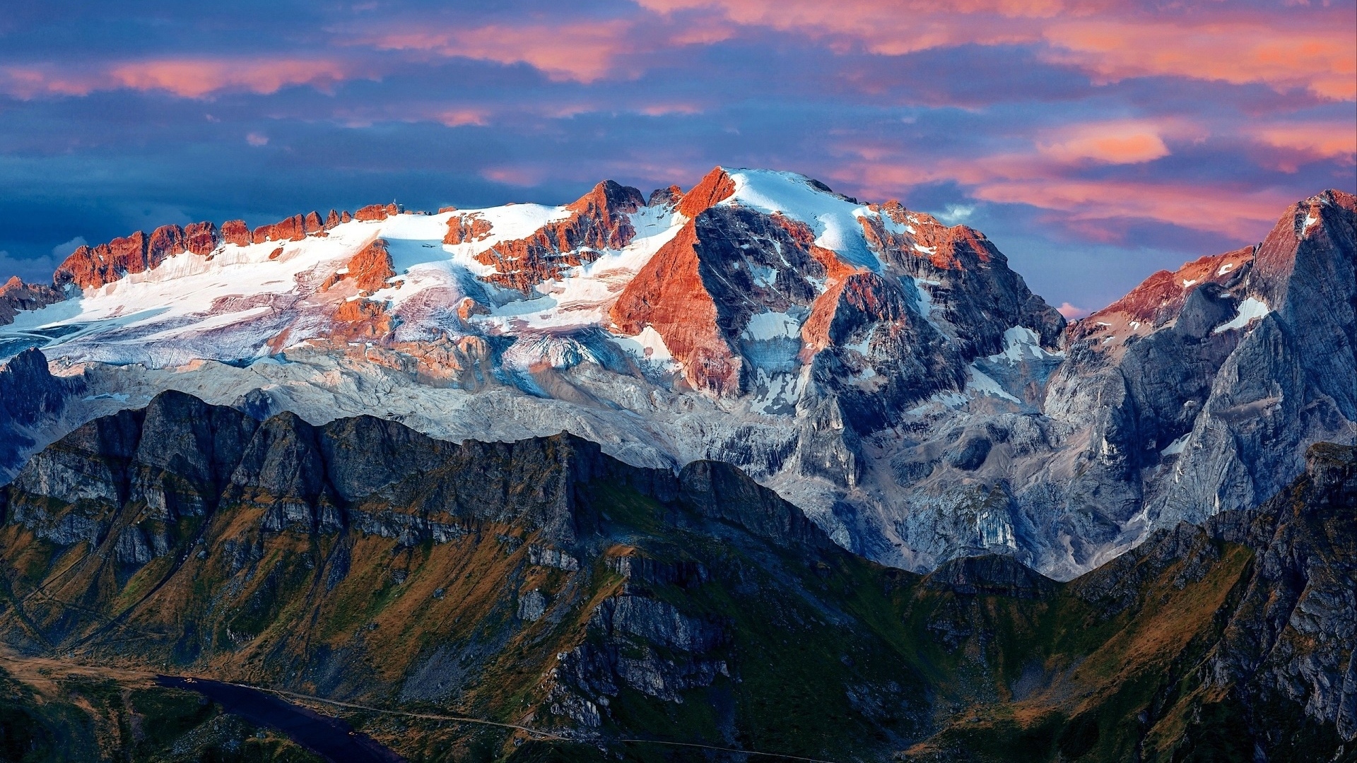 Marmolada Glacier Italy