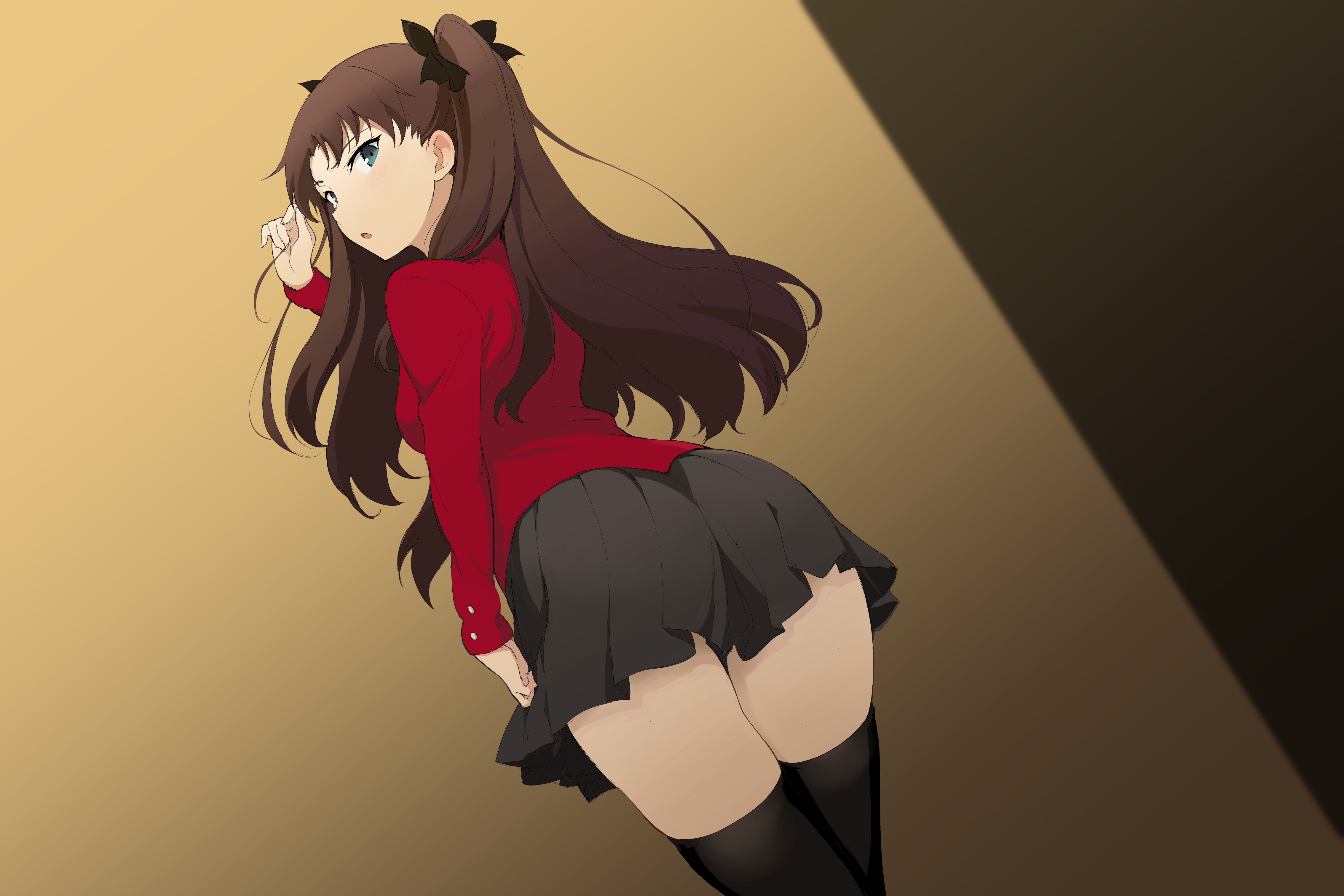 Anime thighs hot