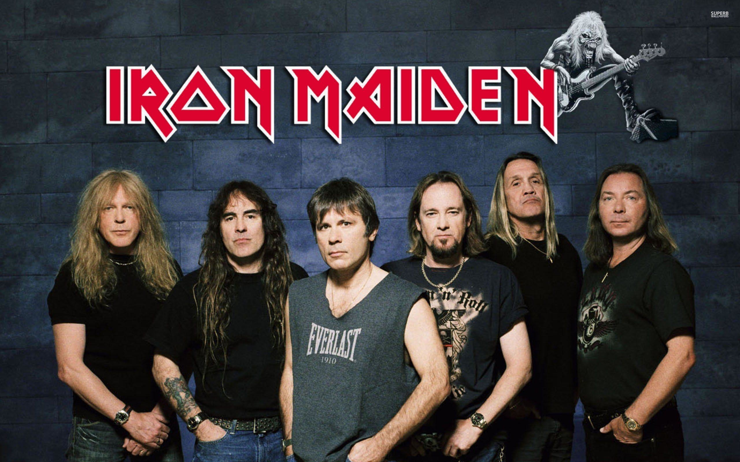 Группа Iron Maiden плакат