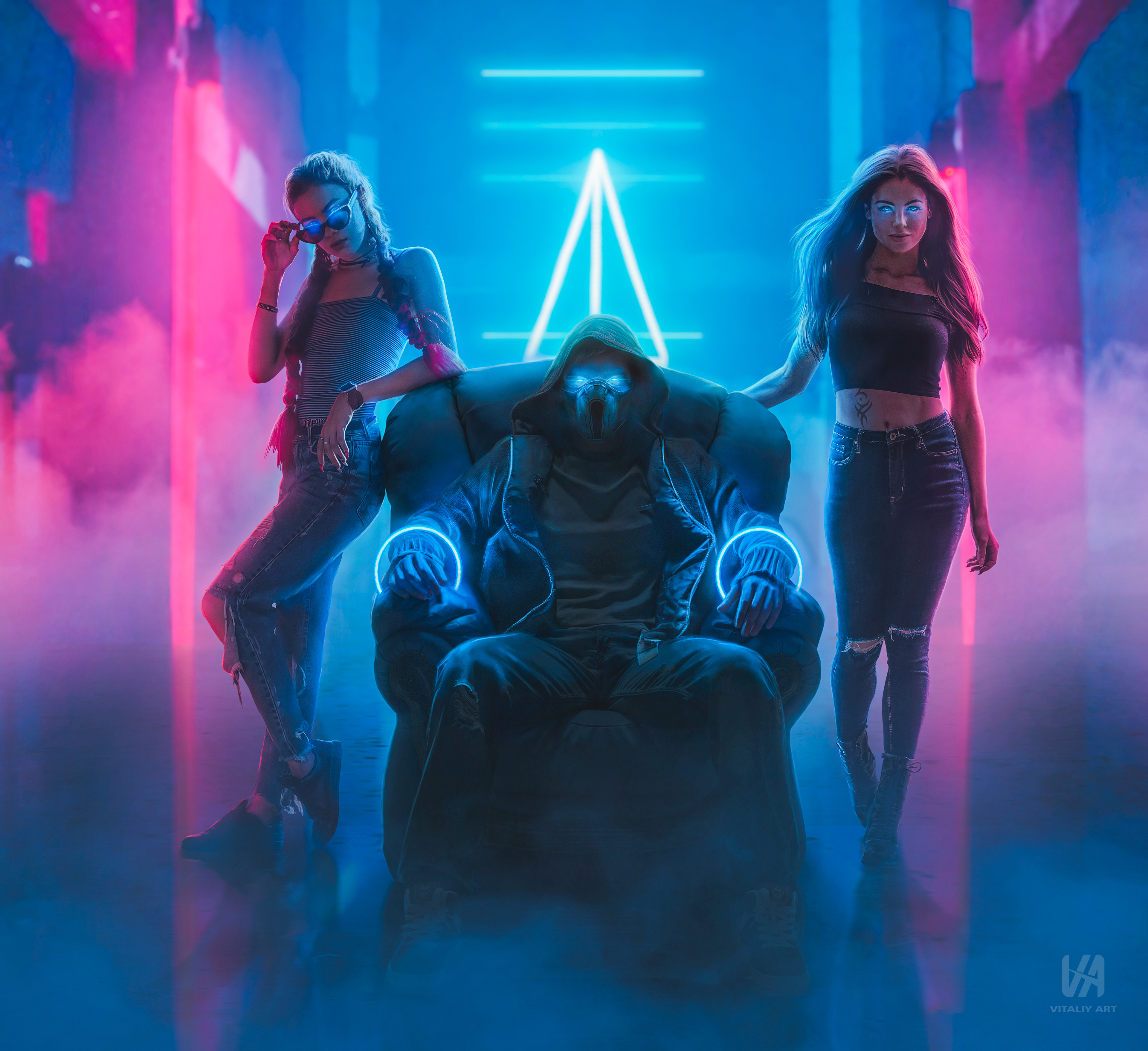 Cyberpunk night club фото 25