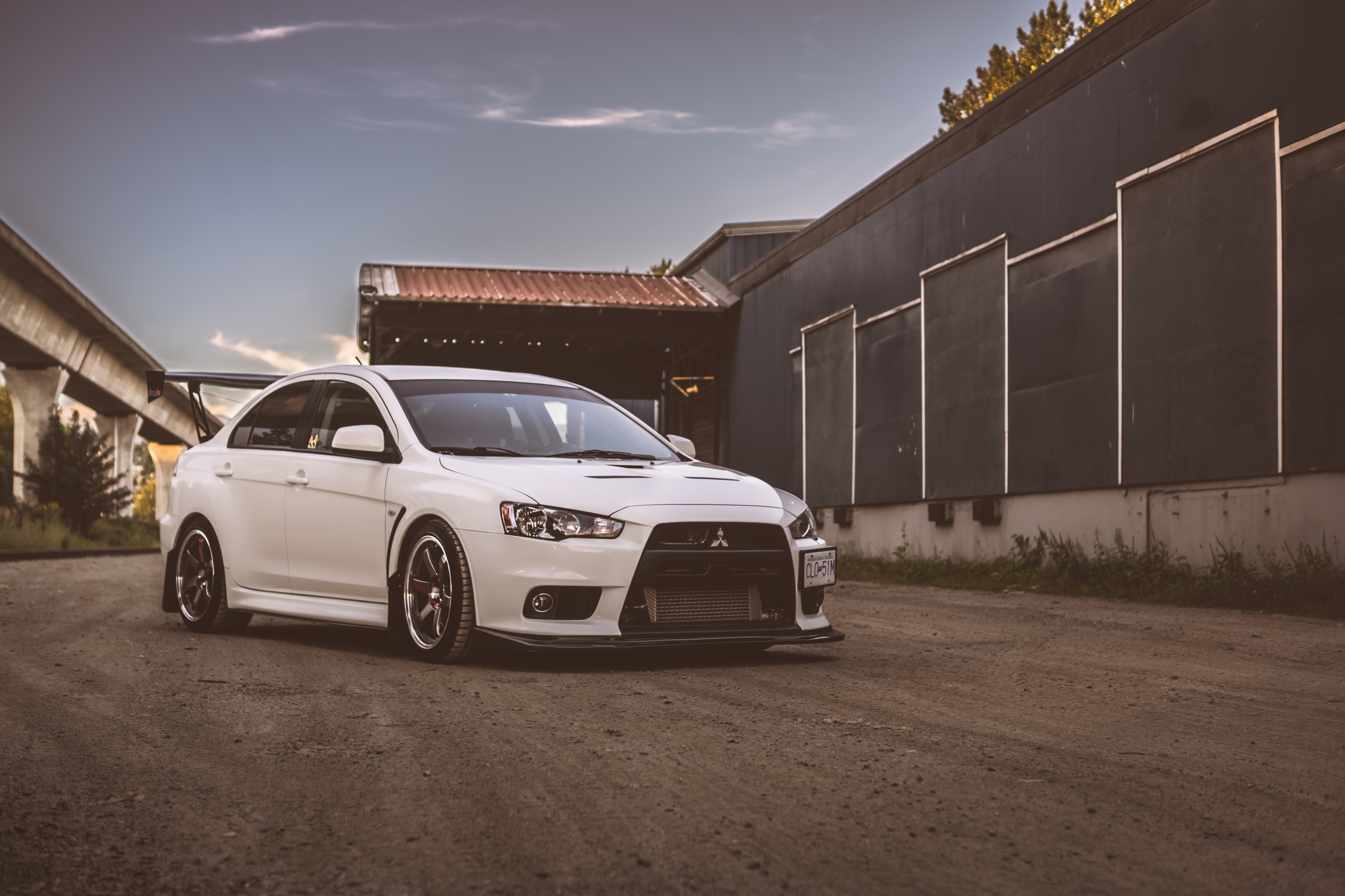 Lancer Evolution 10 сверху