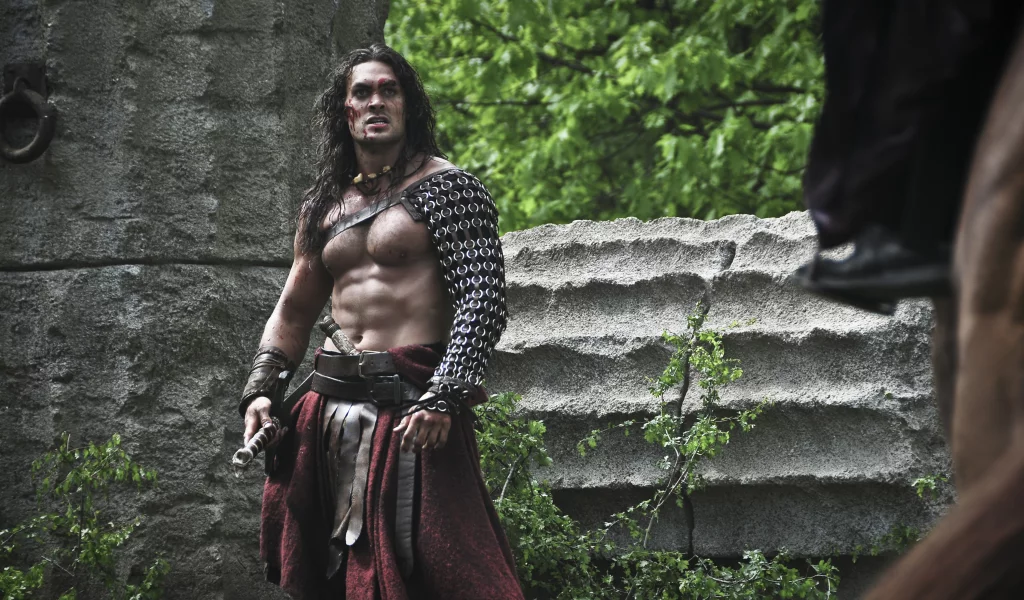 воин, conan, развалины, доспехи