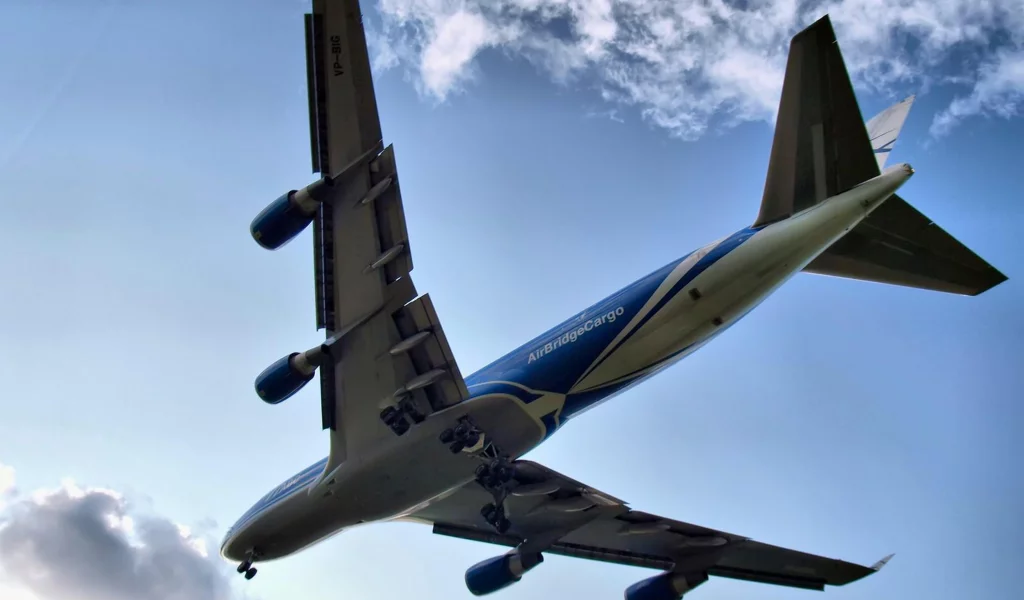полёт, облака, 747, boeing