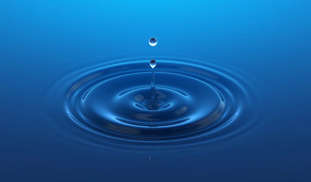 капля, вода