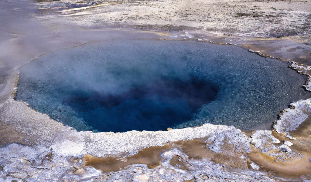 вода, озеро, пар