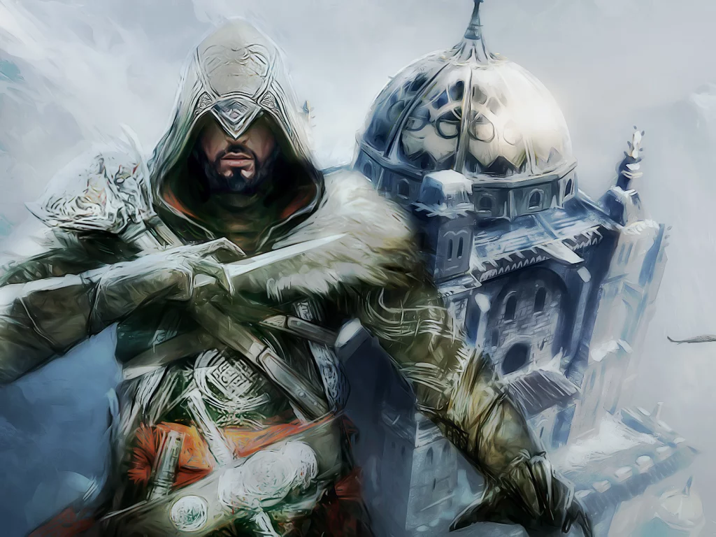 creed, эцио, арт, revelations, assassins, масиаф
