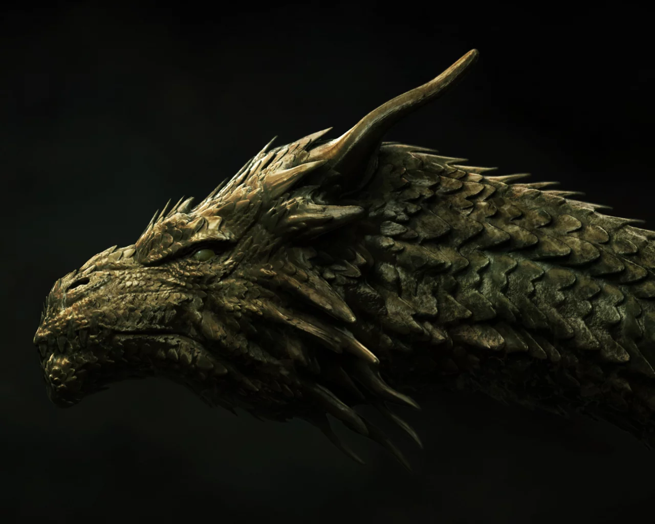 concept, head, dragon