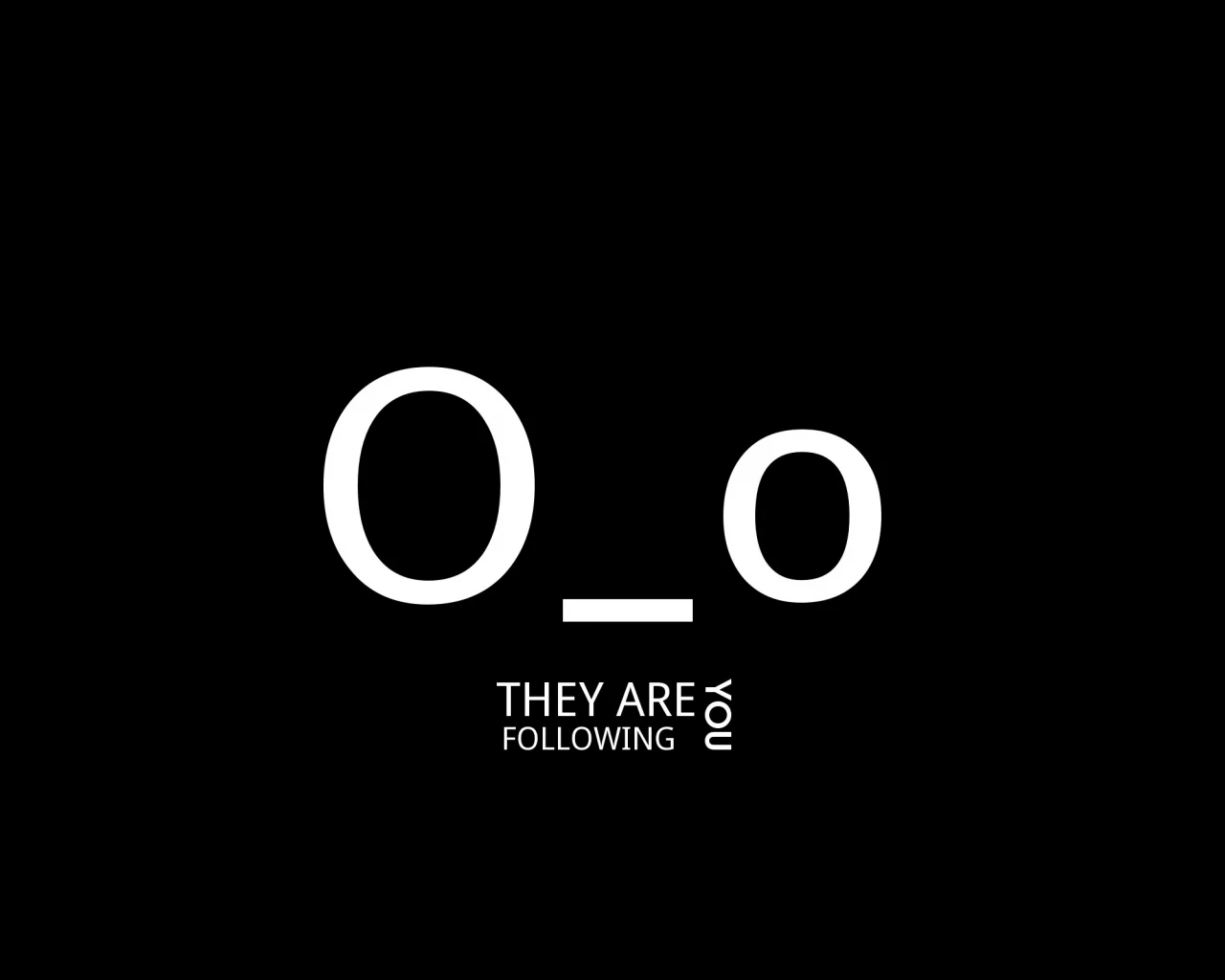 o_o, minimalism, black, follow