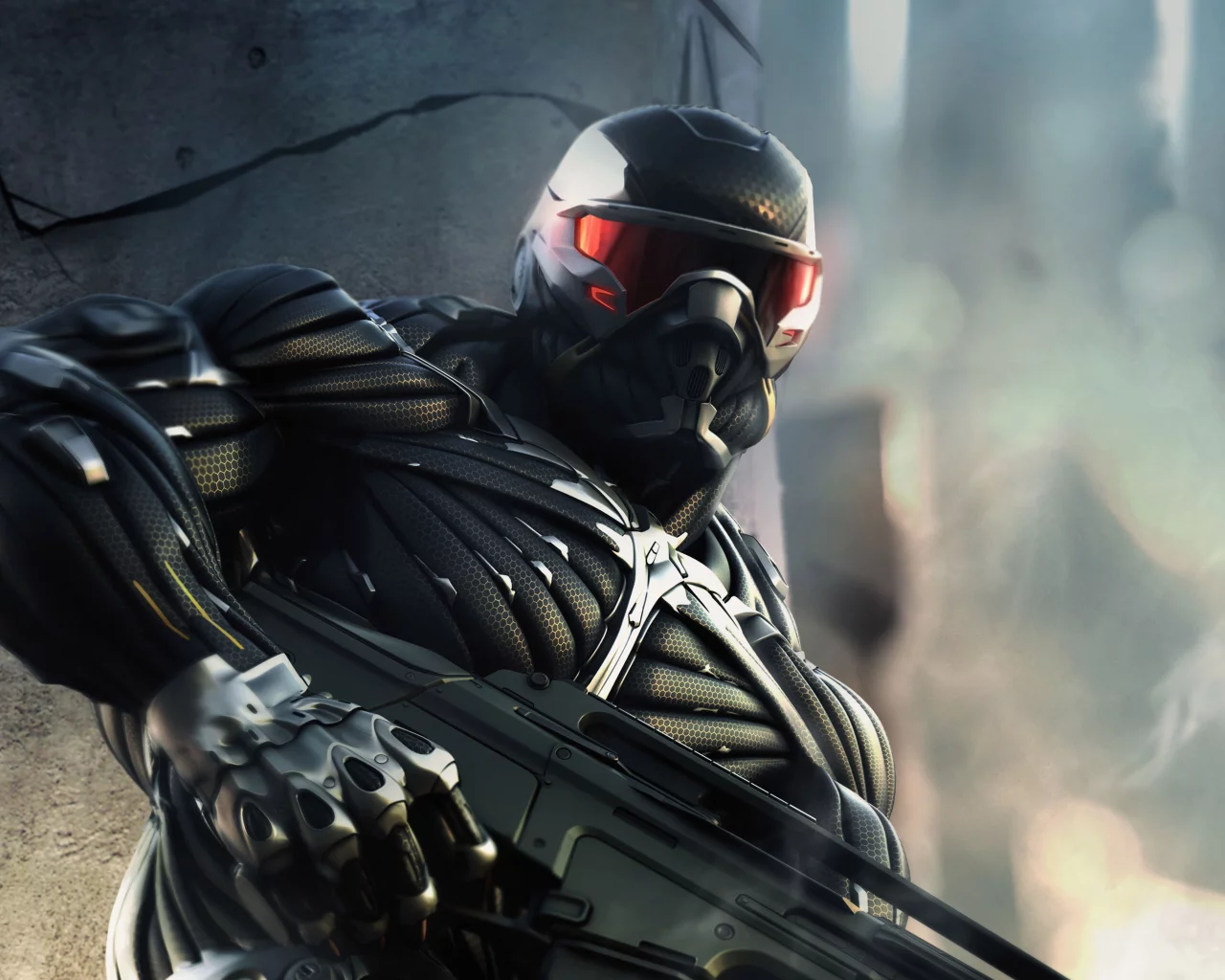 оружие, нанокостюм, crysis, кризис, шлем