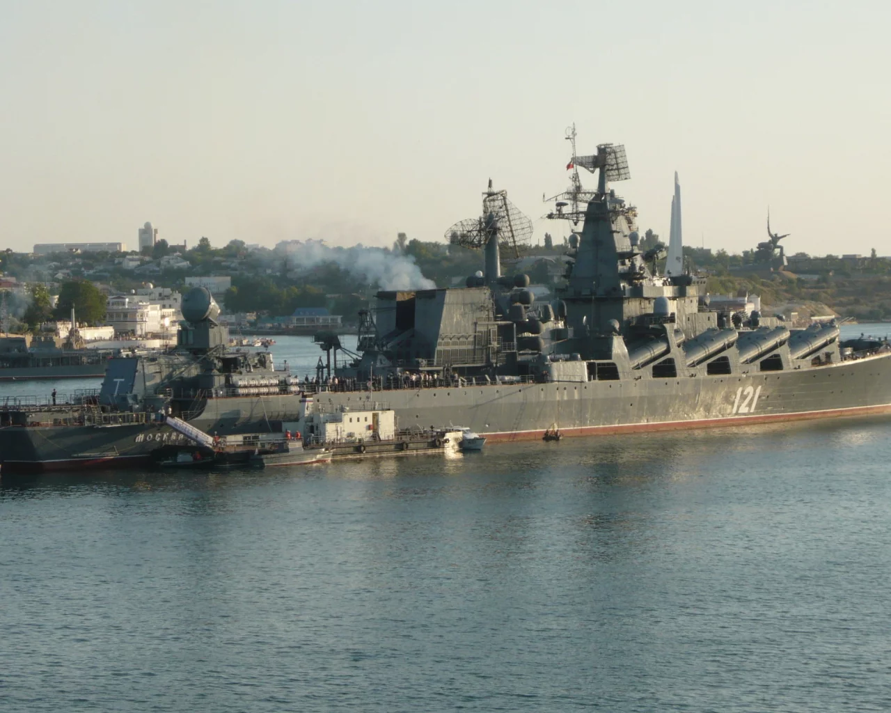 военный, корабль, море