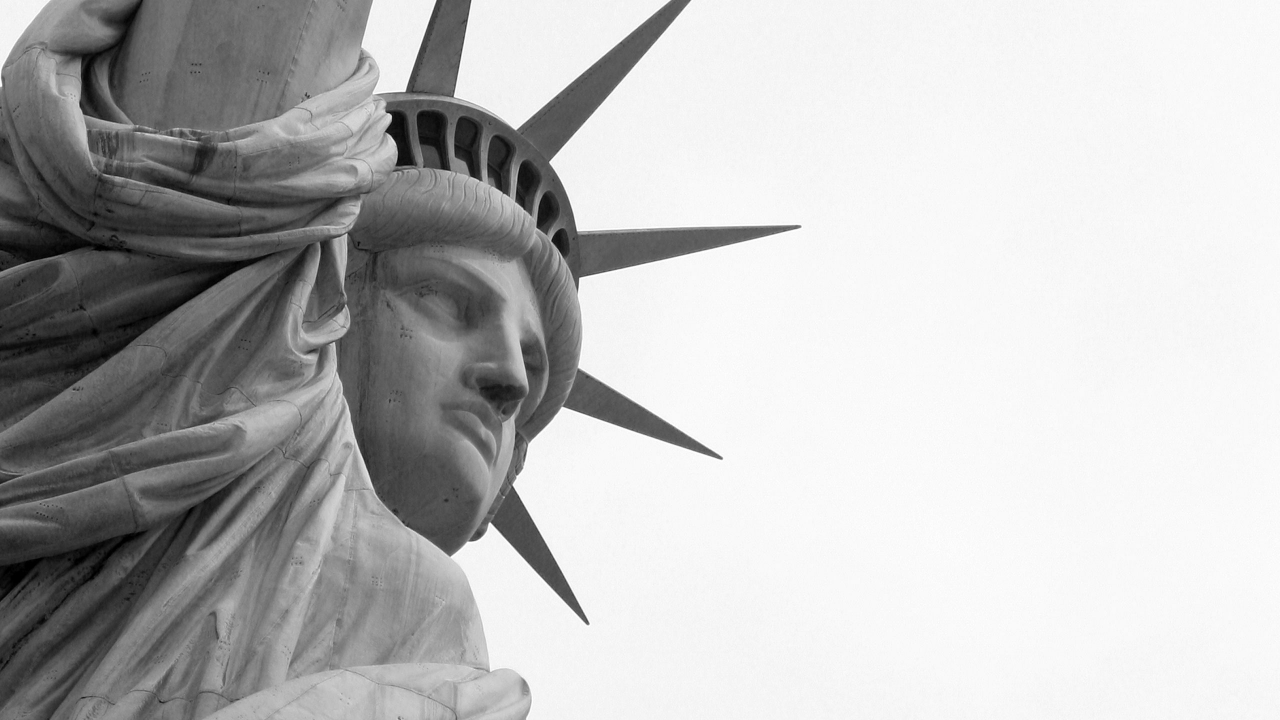 liberty, nyc, usa, штаты, сша, чб, символ, америка, крупный план, new york city, статуя свободы