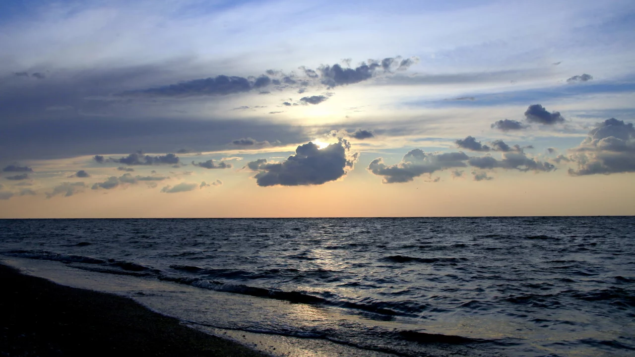 небо, море, пейзаж