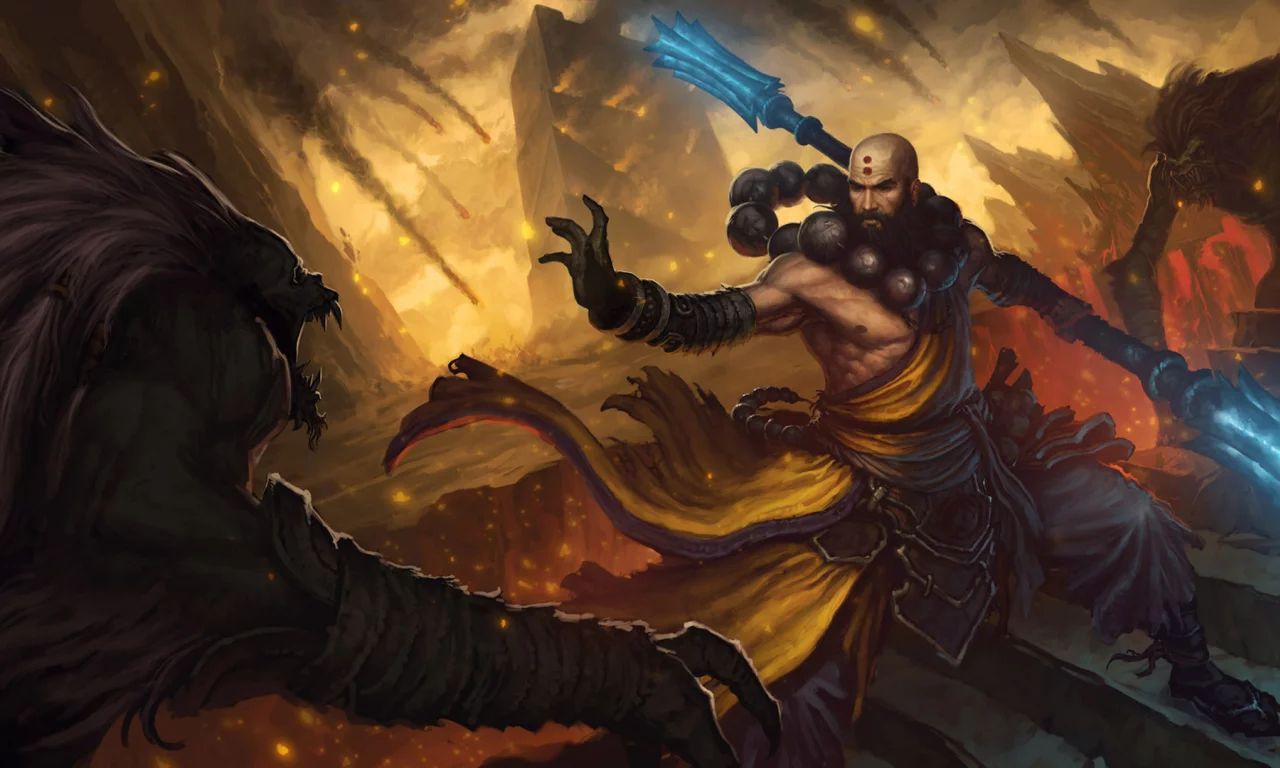 Diablo 3, монах, диабло