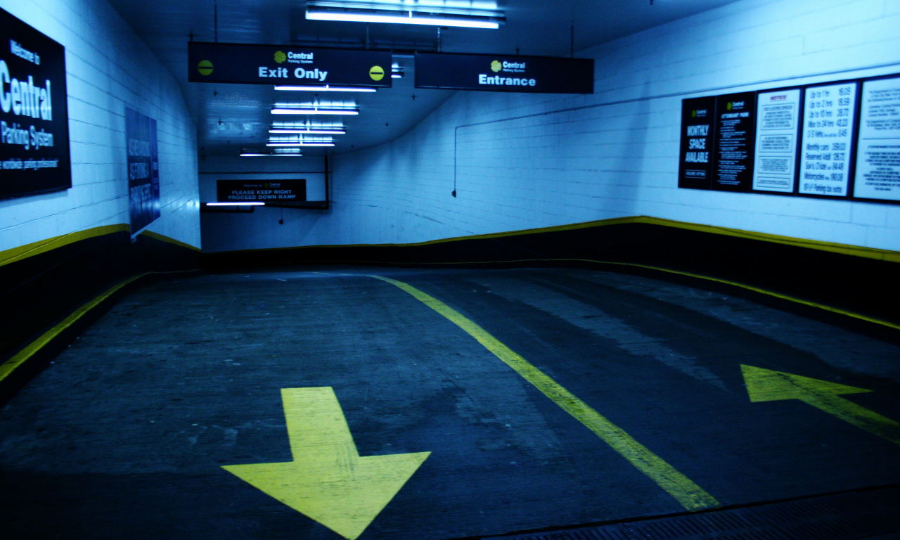 NYC, underground, blue