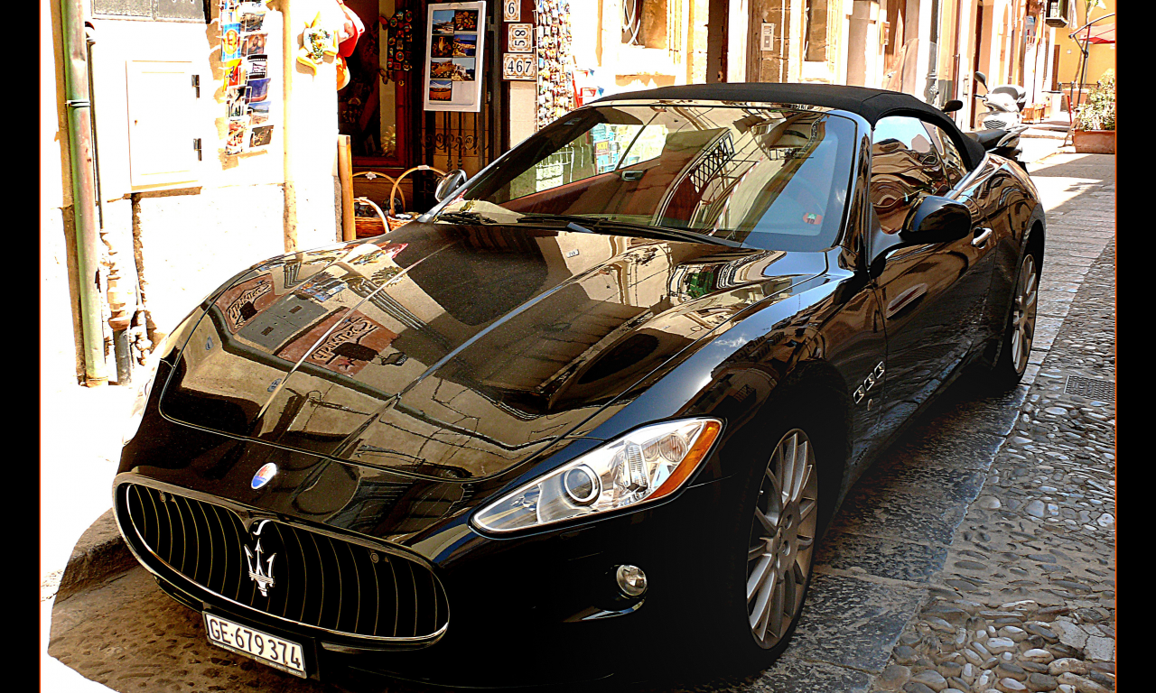 Maserati, машины, улица, Granturismo, авто, автомобили, мостовая