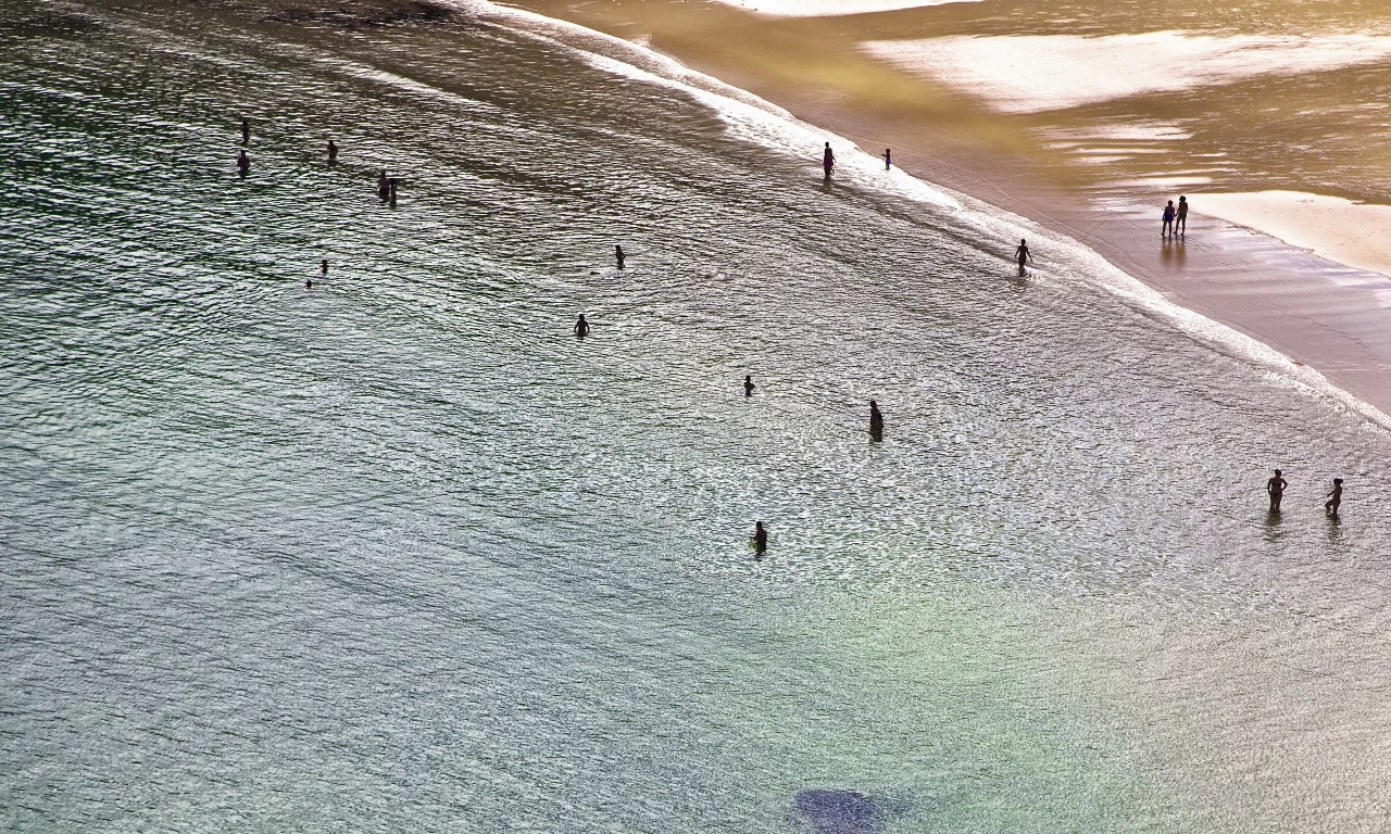 море, лето, пляж, природа