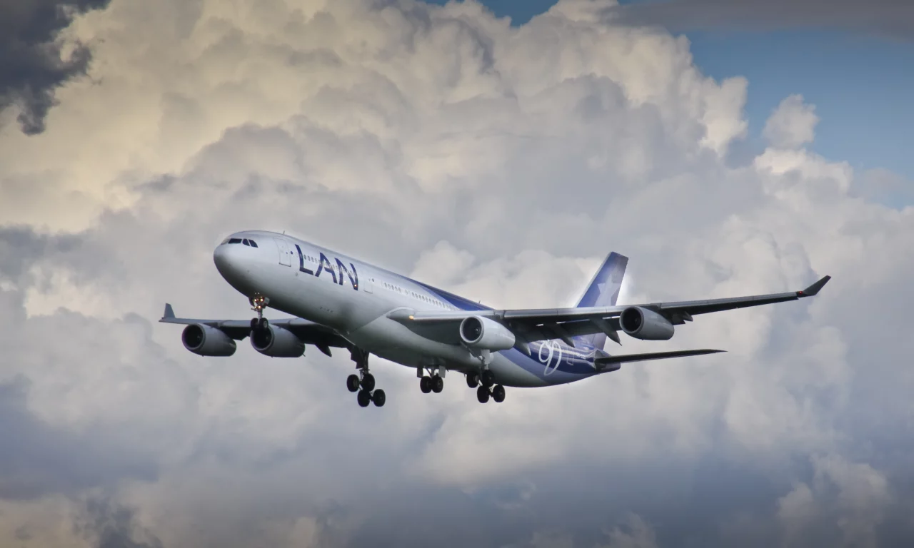 облака, Airbus, полёт, A340