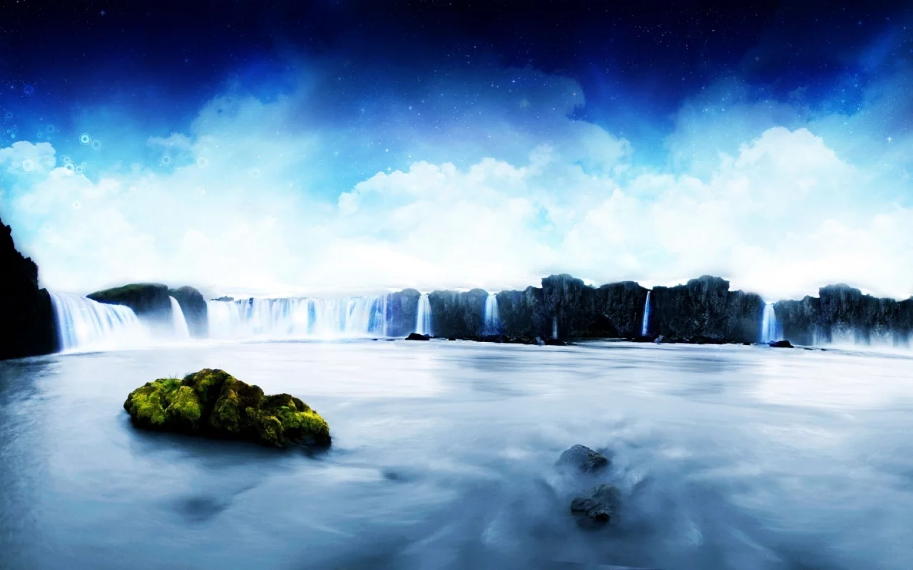 waterfall, world, beautiful