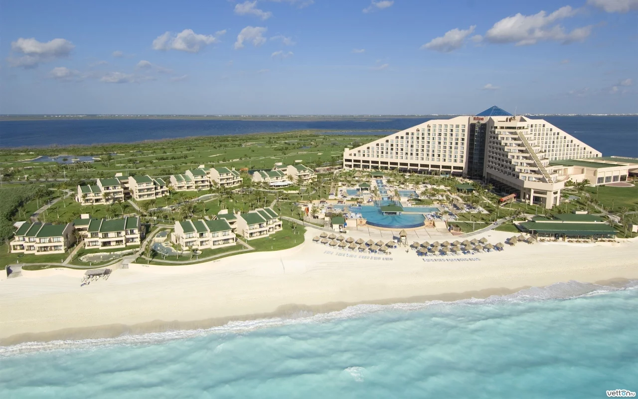 hilton, океан, курорт, пальмы, вода