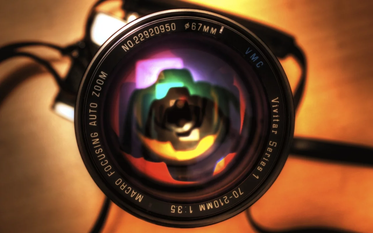 оптика, фотоаппарат, объектив, отражение, линзы