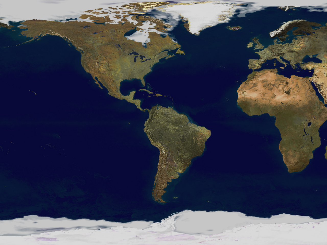 океаны, материки, карта мира