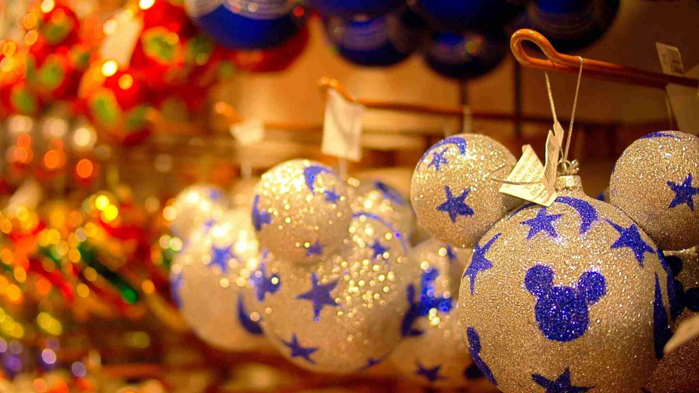шары, блеск, торжество, праздник, микки маус, магазин, елочные игрушки
