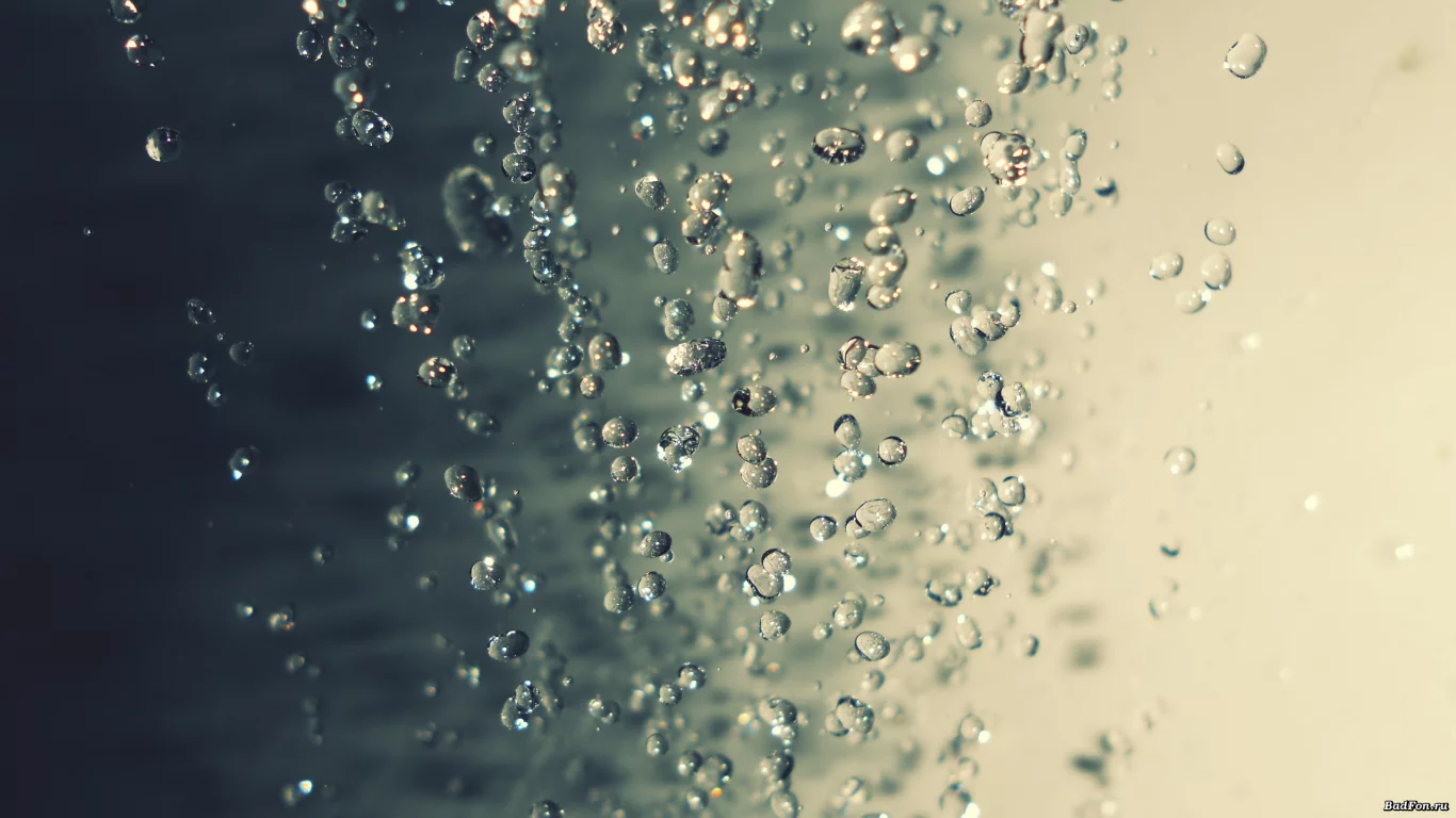 вода, брызги, капли