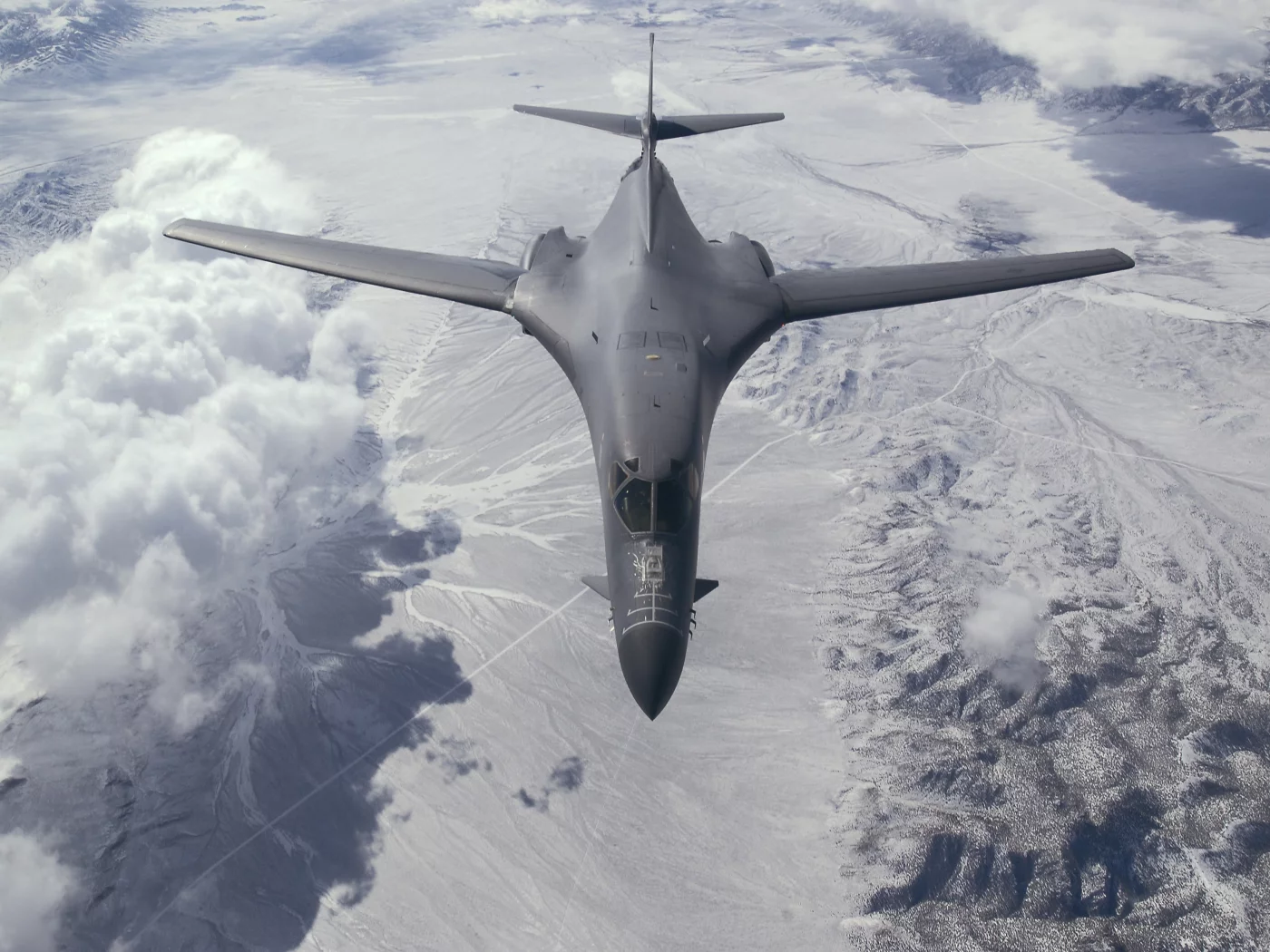 Полёт, ракетоносец, B-1B